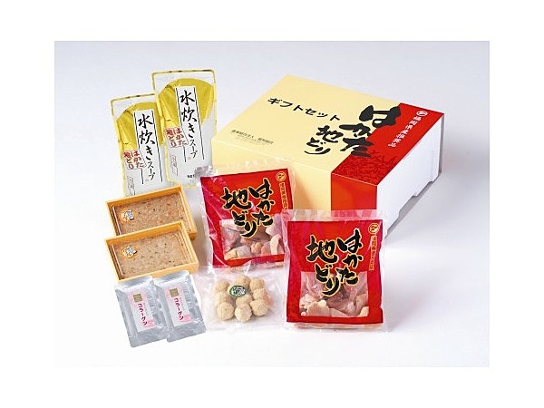 はかた地どり水炊きセット（コラーゲン入り）