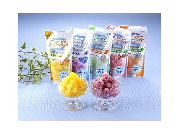 七城メロンゼリーシャーベット