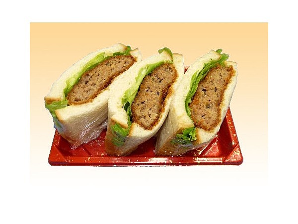 旭志牛メンチカツサンド