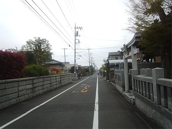 木曽宿に残る絹の道