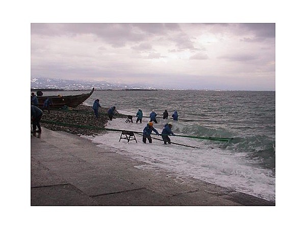 生地の地曳網