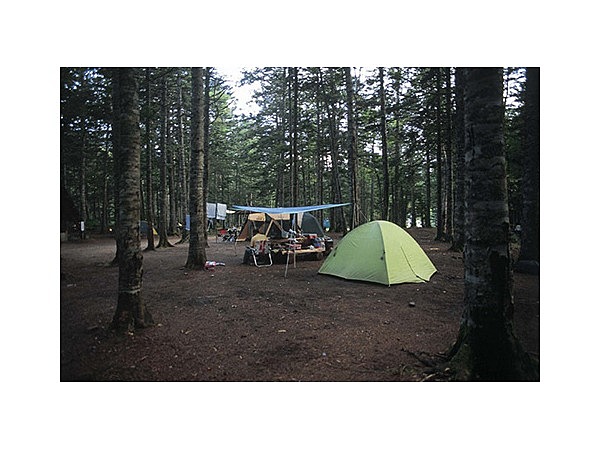 国設 然別峡 野営場