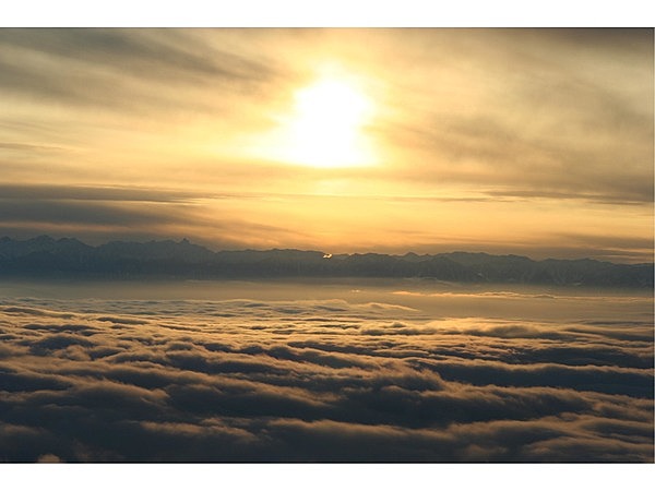 北志賀竜王 サンセット