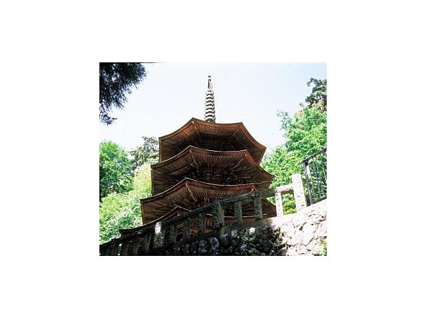 安楽寺八角三重塔