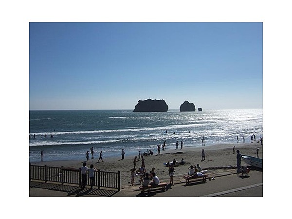 親子岩ふれ愛ビーチ海水浴場