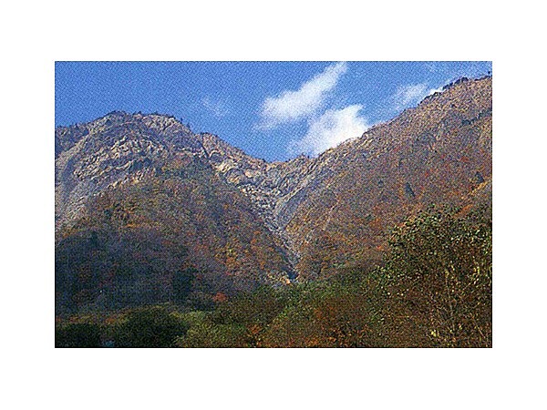 安倍峠・大谷崩周辺の紅葉