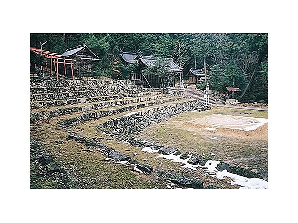 表米神社相撲桟敷