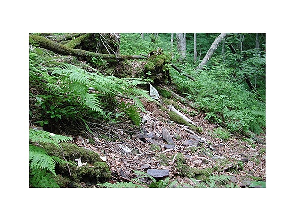 天狗森の夏氷山風穴