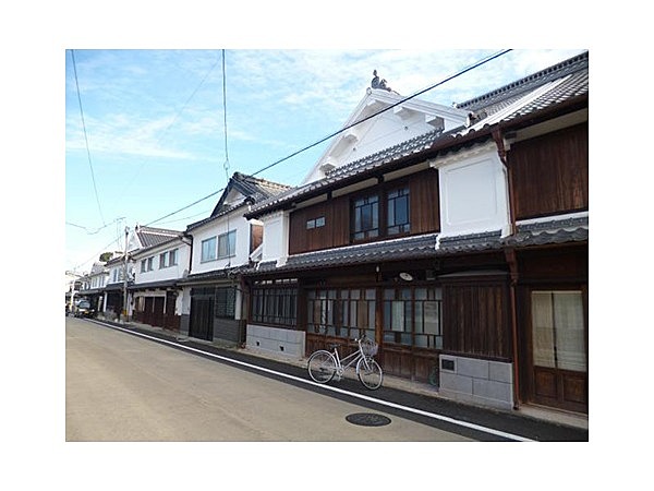 八女福島の町並み