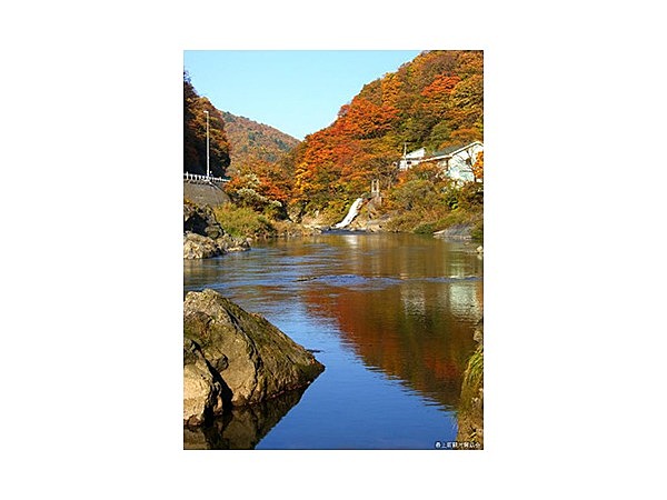 瀬見渓谷の新緑と紅葉