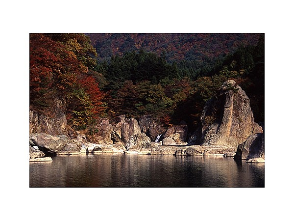 龍王峡の紅葉