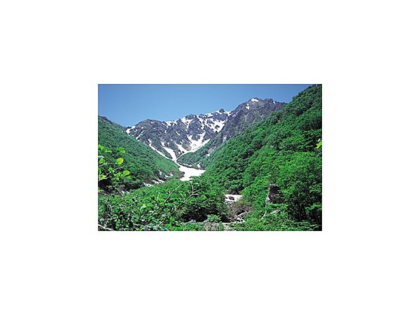 マチガ沢の残雪