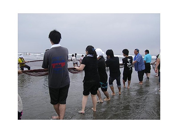 観光地曳網（南浜海水浴場）